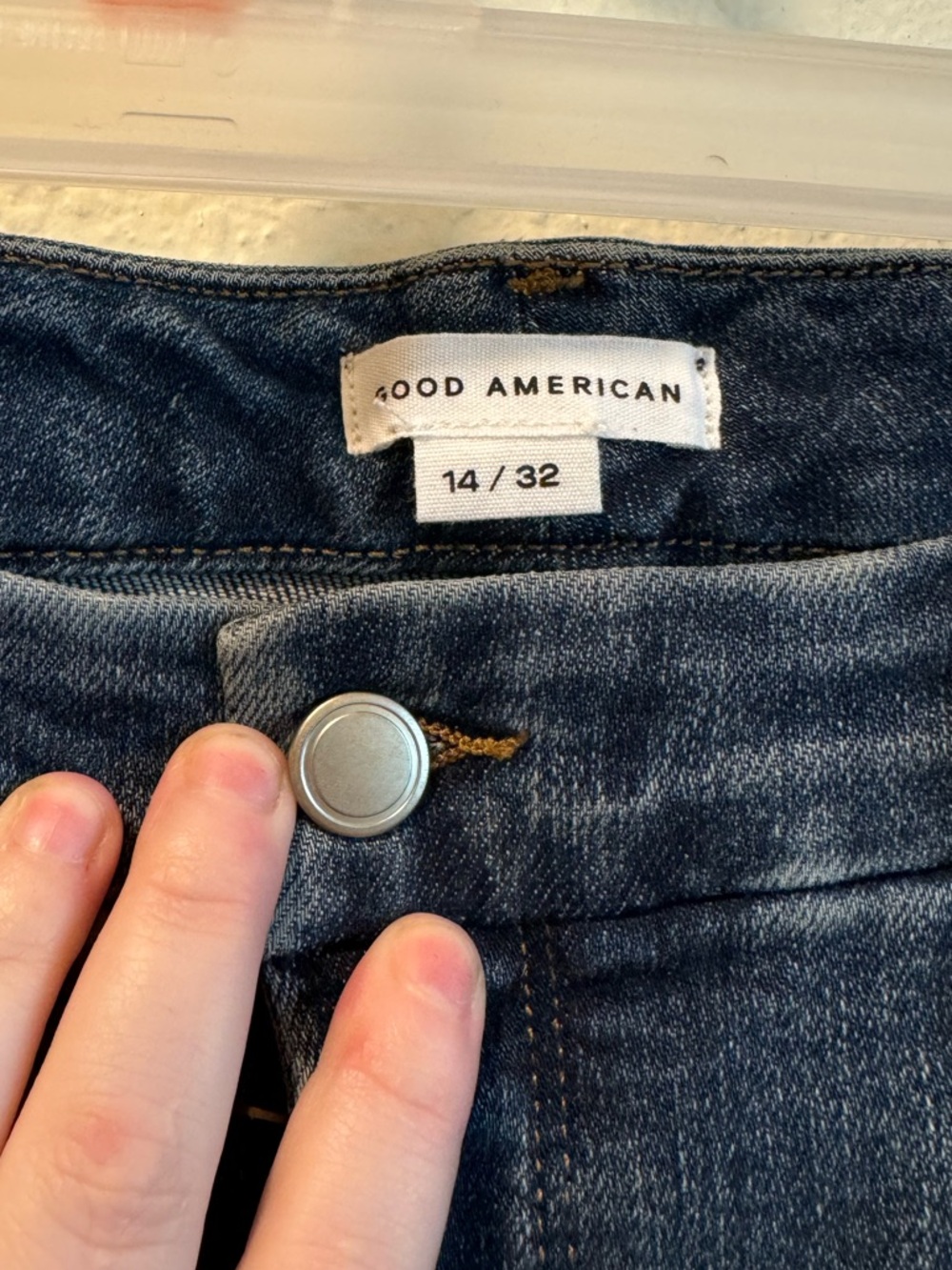 Good American Indigo High-Rise Skinny Jeans - Picture 2 of 3
